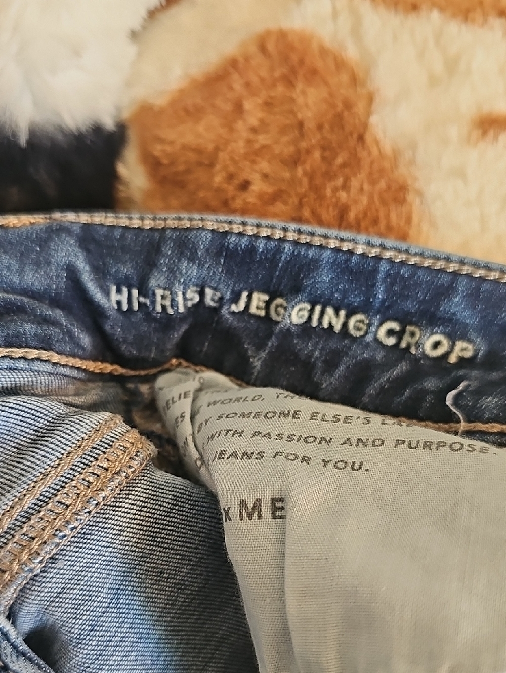 American Eagle Outfitters Hi-Rise Jeggings Crop Jeans Size 6 - Picture 5 of 7